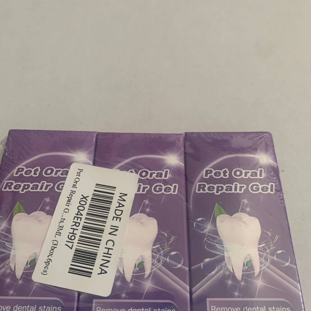 Pet Oral Repair Gel Lot Of 3 Brand New Sealed Exp 12/16/2027 Total 9ml/0.3 fl oz - Picture 7 of 8